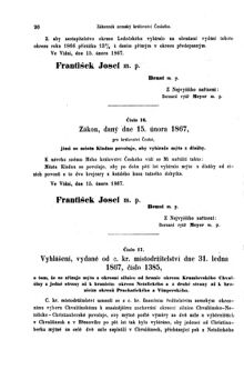 Gesetz-und Verordnungsblatt für das Königreich Böhmen 18670304 Seite: 12