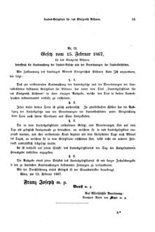 Gesetz-und Verordnungsblatt für das Königreich Böhmen 18670304 Seite: 3