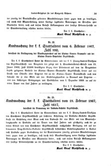 Gesetz-und Verordnungsblatt für das Königreich Böhmen 18670315 Seite: 5