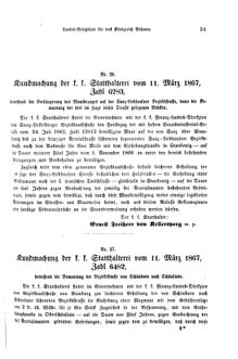 Gesetz-und Verordnungsblatt für das Königreich Böhmen 18670418 Seite: 3