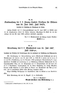 Gesetz-und Verordnungsblatt für das Königreich Böhmen 18670810 Seite: 3