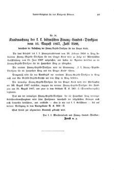 Gesetz-und Verordnungsblatt für das Königreich Böhmen 18670828 Seite: 3