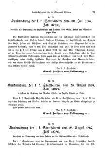 Gesetz-und Verordnungsblatt für das Königreich Böhmen 18671016 Seite: 5