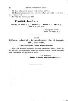 Gesetz-und Verordnungsblatt für das Königreich Böhmen 18671202 Seite: 6