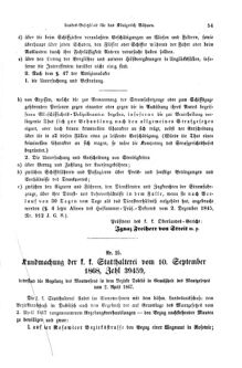 Gesetz-und Verordnungsblatt für das Königreich Böhmen 18681013 Seite: 5