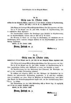 Gesetz-und Verordnungsblatt für das Königreich Böhmen 18681109 Seite: 7