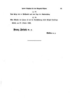 Gesetz-und Verordnungsblatt für das Königreich Böhmen 18681114 Seite: 7