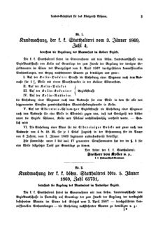 Gesetz-und Verordnungsblatt für das Königreich Böhmen 18690206 Seite: 3