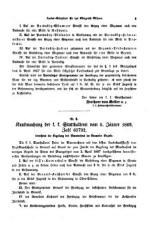 Gesetz-und Verordnungsblatt für das Königreich Böhmen 18690206 Seite: 5