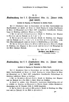 Gesetz-und Verordnungsblatt für das Königreich Böhmen 18690215 Seite: 3