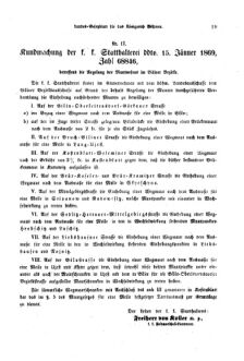 Gesetz-und Verordnungsblatt für das Königreich Böhmen 18690216 Seite: 5