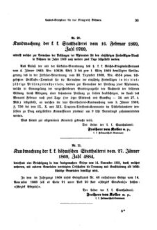 Gesetz-und Verordnungsblatt für das Königreich Böhmen 18690219 Seite: 3