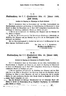 Gesetz-und Verordnungsblatt für das Königreich Böhmen 18690227 Seite: 3