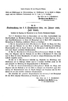 Gesetz-und Verordnungsblatt für das Königreich Böhmen 18690227 Seite: 7