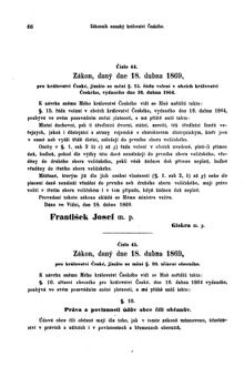 Gesetz-und Verordnungsblatt für das Königreich Böhmen 18690503 Seite: 2