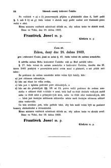 Gesetz-und Verordnungsblatt für das Königreich Böhmen 18690503 Seite: 6