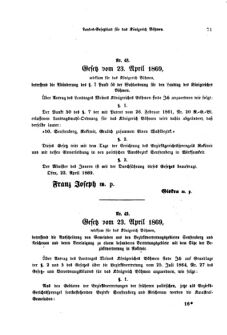 Gesetz-und Verordnungsblatt für das Königreich Böhmen 18690512 Seite: 3