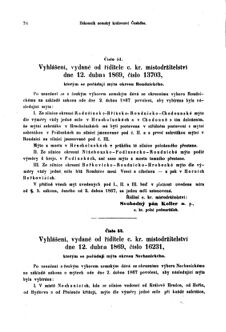 Gesetz-und Verordnungsblatt für das Königreich Böhmen 18690513 Seite: 2