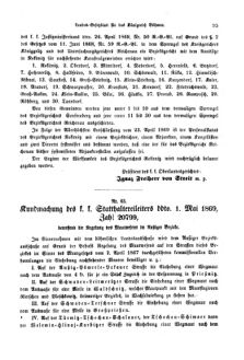 Gesetz-und Verordnungsblatt für das Königreich Böhmen 18690530 Seite: 5