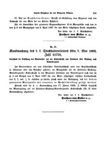 Gesetz-und Verordnungsblatt für das Königreich Böhmen 18690605 Seite: 7