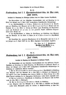 Gesetz-und Verordnungsblatt für das Königreich Böhmen 18690702 Seite: 5