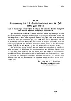 Gesetz-und Verordnungsblatt für das Königreich Böhmen 18690806 Seite: 3