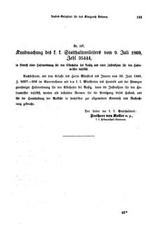 Gesetz-und Verordnungsblatt für das Königreich Böhmen 18690813 Seite: 3