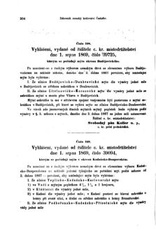 Gesetz-und Verordnungsblatt für das Königreich Böhmen 18690819 Seite: 2