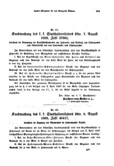 Gesetz-und Verordnungsblatt für das Königreich Böhmen 18690903 Seite: 3