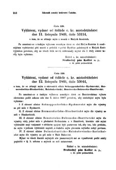 Gesetz-und Verordnungsblatt für das Königreich Böhmen 18691203 Seite: 2