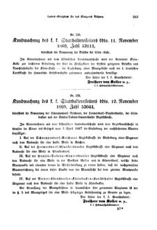 Gesetz-und Verordnungsblatt für das Königreich Böhmen 18691203 Seite: 3