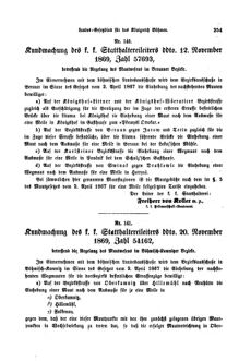 Gesetz-und Verordnungsblatt für das Königreich Böhmen 18691203 Seite: 5