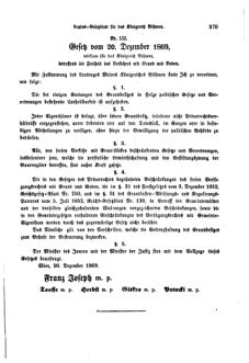 Gesetz-und Verordnungsblatt für das Königreich Böhmen 18700117 Seite: 7