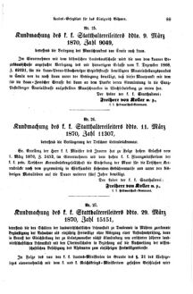 Gesetz-und Verordnungsblatt für das Königreich Böhmen 18700428 Seite: 5