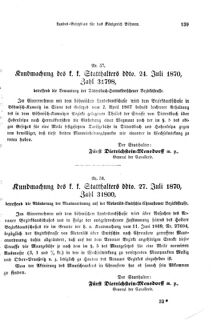 Gesetz-und Verordnungsblatt für das Königreich Böhmen 18700818 Seite: 3