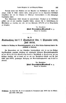 Gesetz-und Verordnungsblatt für das Königreich Böhmen 18701015 Seite: 7