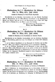 Gesetz-und Verordnungsblatt für das Königreich Böhmen 18710422 Seite: 5