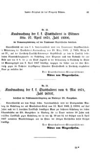 Gesetz-und Verordnungsblatt für das Königreich Böhmen 18710526 Seite: 3