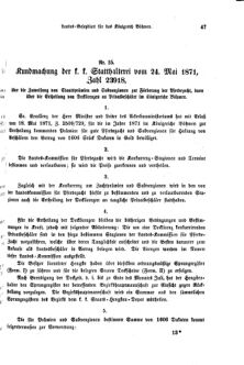 Gesetz-und Verordnungsblatt für das Königreich Böhmen 18710612 Seite: 3