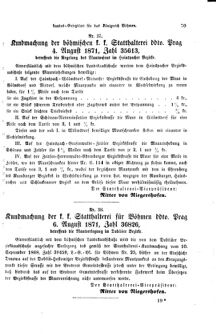 Gesetz-und Verordnungsblatt für das Königreich Böhmen 18710824 Seite: 3