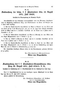 Gesetz-und Verordnungsblatt für das Königreich Böhmen 18710916 Seite: 13