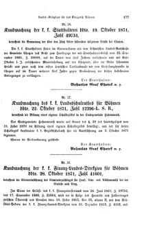 Gesetz-und Verordnungsblatt für das Königreich Böhmen 18711204 Seite: 5