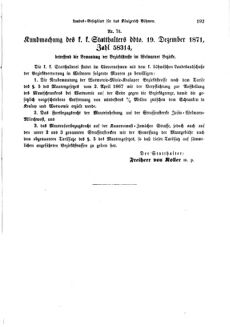 Gesetz-und Verordnungsblatt für das Königreich Böhmen 18720111 Seite: 15