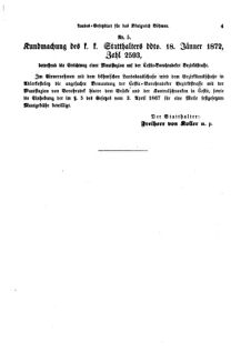 Gesetz-und Verordnungsblatt für das Königreich Böhmen 18720217 Seite: 7