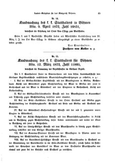 Gesetz-und Verordnungsblatt für das Königreich Böhmen 18720404 Seite: 17