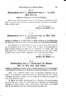 Gesetz-und Verordnungsblatt für das Königreich Böhmen 18720622 Seite: 5