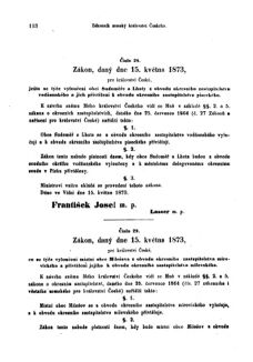 Gesetz-und Verordnungsblatt für das Königreich Böhmen 18730614 Seite: 2