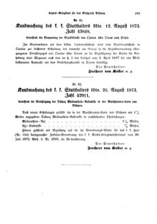 Gesetz-und Verordnungsblatt für das Königreich Böhmen 18730926 Seite: 7