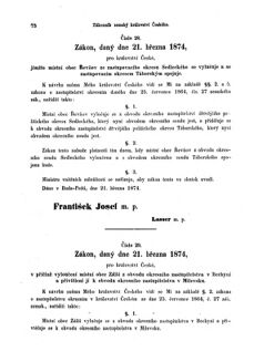 Gesetz-und Verordnungsblatt für das Königreich Böhmen 18740511 Seite: 4