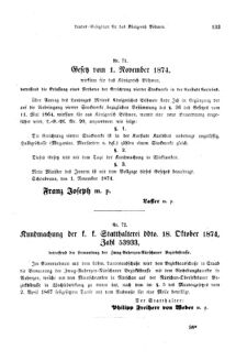 Gesetz-und Verordnungsblatt für das Königreich Böhmen 18741130 Seite: 3